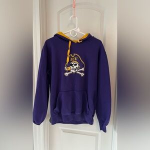 Stadium Athletics Purple and Yellow ECU Hoodie